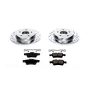 Power Stop 12-18 Ford Focus Rear Z23 Evolution Sport Brake Kit w/Calipers