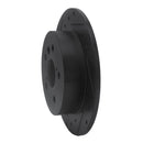 R1 18-24 Toyota Camry Rear Left Drilled & Slotted Black Brake Rotor