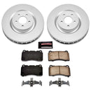 Power Stop 2012 Ford Mustang Front & Rear Z17 Evolution Geomet Coated Brake Kit
