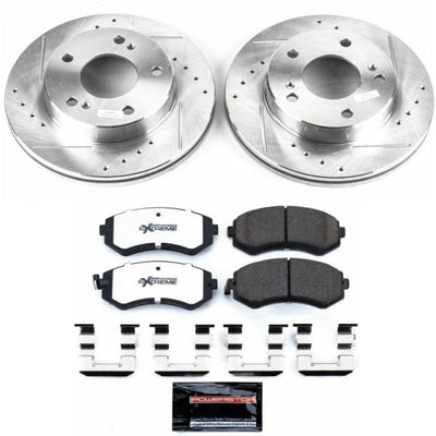 Power Stop 94-96 Nissan 240SX Front & Rear Z26 Street Warrior Brake Kit