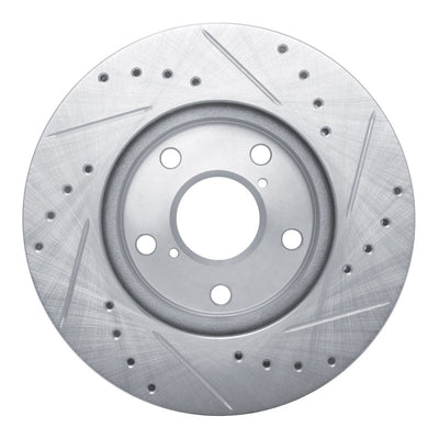 R1 92-95 Toyota MR2 Front Drilled & Slotted Silver Brake Rotor Set