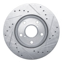 R1 92-95 Toyota MR2 Front Drilled & Slotted Silver Brake Rotor Set