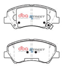 DBA 12-17 Hyundai Accent Street Series Front Brake Pads
