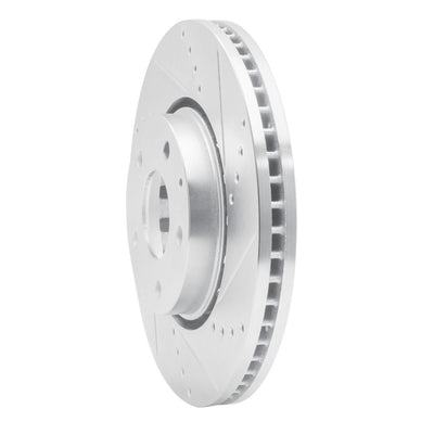 R1 16-25 Mazda 6 Front Drilled & Slotted Silver Brake Rotor Set