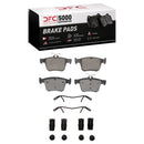DFC 17-19 Volkswagen e-Golf Rear Drill/Slot Geoperf Rotors 5000 Advanced Brake Pads w/Hardware