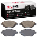 DFC 12-19 Fiat 500 (USA/Canada) Front 5000 Advanced Low Metallic Brake Pads