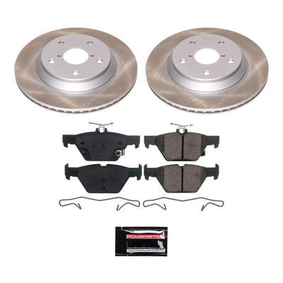 Power Stop 19-22 Subaru Forester Front and Rear Semi-Coated Rotor Kit