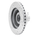 R1 90-91 Ford Country Squire Front Right Drilled & Slotted Silver Brake Rotor