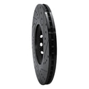 R1 97-06 Audi A6 (USA/Canada) Front Left Drilled & Slotted Black Brake Rotor