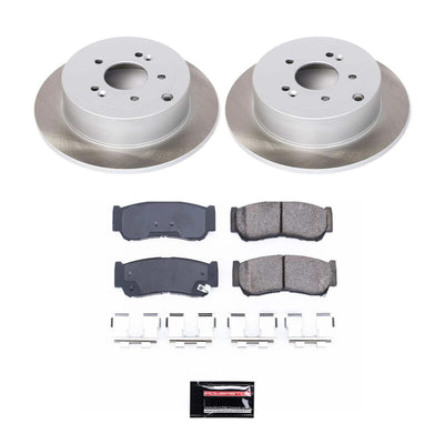 Power Stop 07-09 Hyundai Santa Fe Front and Rear Semi-Coated Rotor Kit