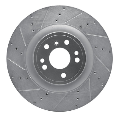 R1 13-19 Mercedes-Benz GLS350d Front & Rear Drilled & Slotted Silver Brake Rotor Set