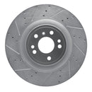 R1 13-19 Mercedes-Benz GLS350d Front & Rear Drilled & Slotted Silver Brake Rotor Set
