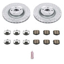 Power Stop 06-13 Chevrolet Corvette Front & Rear Z26 Street Warrior Brake Kit