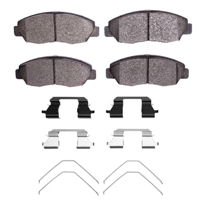 DFC 99-00 Honda Civic Front & Rear Drill/Slot Geoperf Rotors Active Performance Pads w/Hardware
