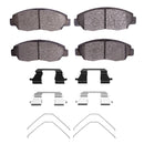 DFC 99-00 Honda Civic Front & Rear Drill/Slot Geoperf Rotors Active Performance Pads w/Hardware