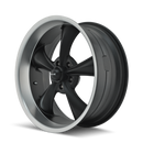 Ridler 695 18x9.5 / 5x120.65 BP / 6mm Offset / 83.82mm Hub Matte Black Machined Wheel