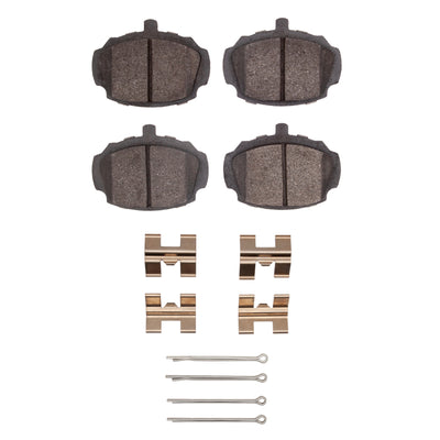 DFC 62-80 MG MGB Front Rotors w/4000 HybriDynamic Brake Pads w/Hardware