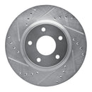 R1 19-24 Nissan Altima Front & Rear Drilled & Slotted Silver Brake Rotor Set