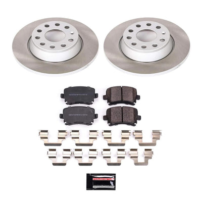 Power Stop 07-09 Volkswagen Eos Front and Rear Semi-Coated Rotor Kit