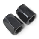 Russell Performance 2-Piece -8 AN Full Flow Swivel Hose End Sockets (Qty 2) - Polished and Black