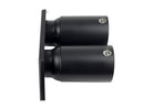 aFe Power Mach Force Xp 4in 304 SS Bolt-On Exhaust Tips Satin Black 14-19 Porsche 911 GT3 3.8L/4.0L