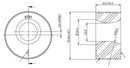 SuperPro 19-23 Hyundai Santa Fe Lmtd Front Control Arm Lower Inner Rear Bushing Kit - Double Offset