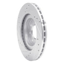 R1 15-19 Renault Logan (Mexico) Front Right Drilled & Slotted Silver Brake Rotor