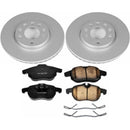 Power Stop 2008 Saab 9-3 Front & Rear Z23 Evolution Sport Coated Brake Kit
