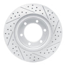 R1 95-04 Toyota 4Runner Front Left Drilled & Slotted Geo-Carbon Rotor