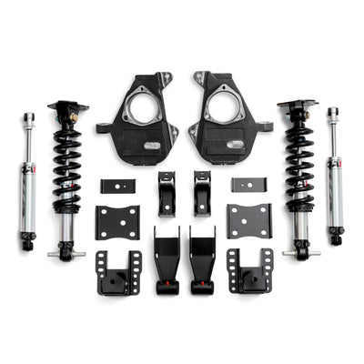 QA1 07-16 Chevrolet Silverado 4WD Lowering Kit w/ Spindles Double Adjustable 4in-6in