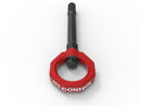 aFe CONTROL Front Tow Hook Red
