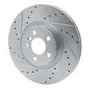R1 16-24 BMW 228i xDrive Gran Coupe Front & Rear Drilled & Slotted Silver Brake Rotor Set