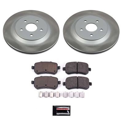 Power Stop 04-07 Ford Freestar Front and Rear Semi-Coated Rotor Kit