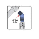 Russell Performance -10 AN to 1/2in NPT 45 Degree Flare to Pipe Adapter