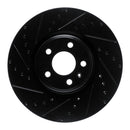 R1 18-25 Audi S4 Front & Rear Drilled & Slotted Black Brake Rotor Set