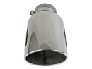 aFe Power Universal 5in Inlet 8in Outlet MACH Force-XP Clamp-On Exhaust Tip - Polished