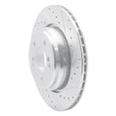 R1 01-06 BMW M3 Front & Rear Drilled & Slotted Silver Brake Rotor Set
