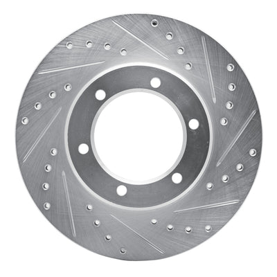 R1 1986-95 Toyota Pickup Front Drill & Slot Silver Rotors