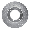R1 1986-95 Toyota Pickup Front Drill & Slot Silver Rotors