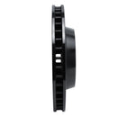 R1 67-67 Ford Galaxie Front Right Drilled & Slotted Black Brake Rotor
