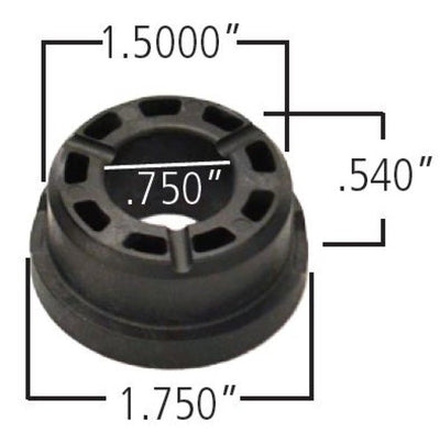 Ridetech Delrin Control Arm Single Bushing (1.5in Large OD / .750 ID / .785in OAL)