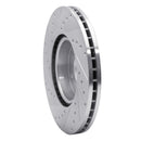 R1 07-18 Land Rover Range Rover Evoque Front Drilled & Slotted Silver Brake Rotor Set