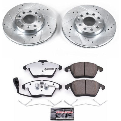 Power Stop 2010 Volkswagen Golf Front & Rear Z26 Street Warrior Brake Kit