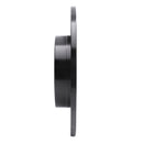 R1 13-16 Dodge Dart Rear Right Drilled & Slotted Black Brake Rotor