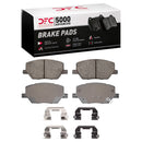 DFC 15-21 Fiat 500X Front Drilled & Slotted Geoperformance Rotors 5000 Advanced Pads w/Hardware
