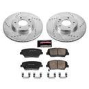 Power Stop 10-12 Hyundai Santa Fe Front & Rear Z23 Evolution Sport Brake Kit