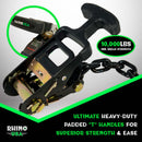 Rhino USA Lasso Straps; Basket Straps - Black