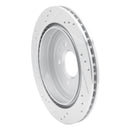 R1 13-19 Cadillac ATS Front & Rear Drilled & Slotted Silver Brake Rotor Set