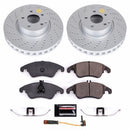 Power Stop 2014 Mercedes-Benz C300 Front & Rear Z23 Evolution Sport Coated Brake Kit