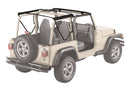 Bestop 97-06 Jeep Wrangler TJ Exc Unlimited Bow & Fdodge Rame Hardware Kit (Factory Style Repment)